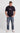 Men Black Embroidered Regular Fit T-Shirt