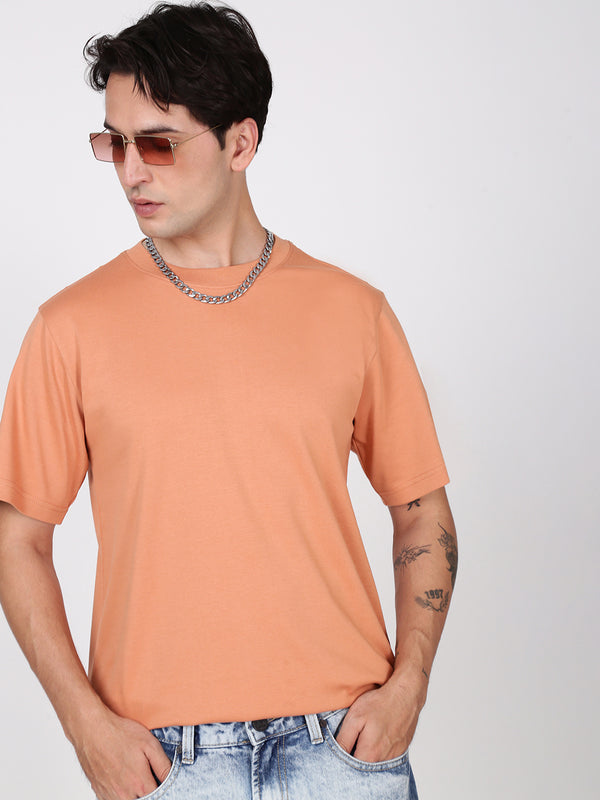 Round Neck Regular Fit Cotton T-shirt