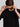 Men Black Solid Relaxed Fit T-Shirt