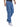 Men Navy Blue Straight Convertible Cargo Denim Trouser