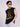 Men Black Graphic Oversized Sleevless T-shirt