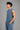 Men Blue Relaxed Fit Embroidered Sleeveless T-shirt
