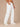 Men White Relaxed Cargo Jeans with Contrast Stitch