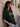 Women Green Graphic Oversized Half Sleeve T-Shirt