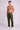 Men Forest Green Straight Cargo trouser