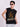 Men Black Graphic Oversized Sleevless T-shirt