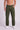 Men Forest Green Straight Cargo trouser