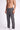 Men Grey Mid Rise Regular Fit Trouser with Elasticated Waistband