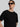 Men Black Solid Relaxed Fit T-Shirt