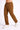 Men Brown Relaxed Fit Cotton Trousers with elasticated waistband