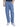 Men Navy Blue Straight Convertible Cargo Denim Trouser
