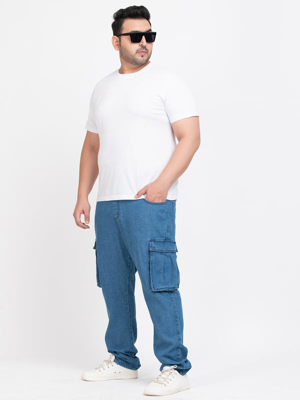 Men Regular Cargo Trousers