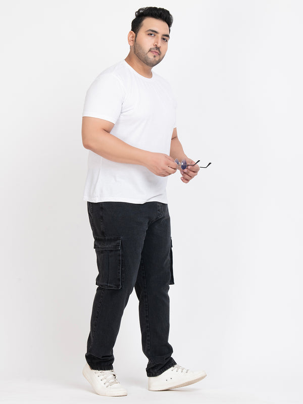 Men Regular Cargo Trousers