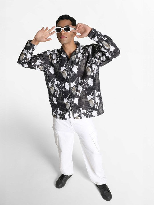 Men Oversized Shirt